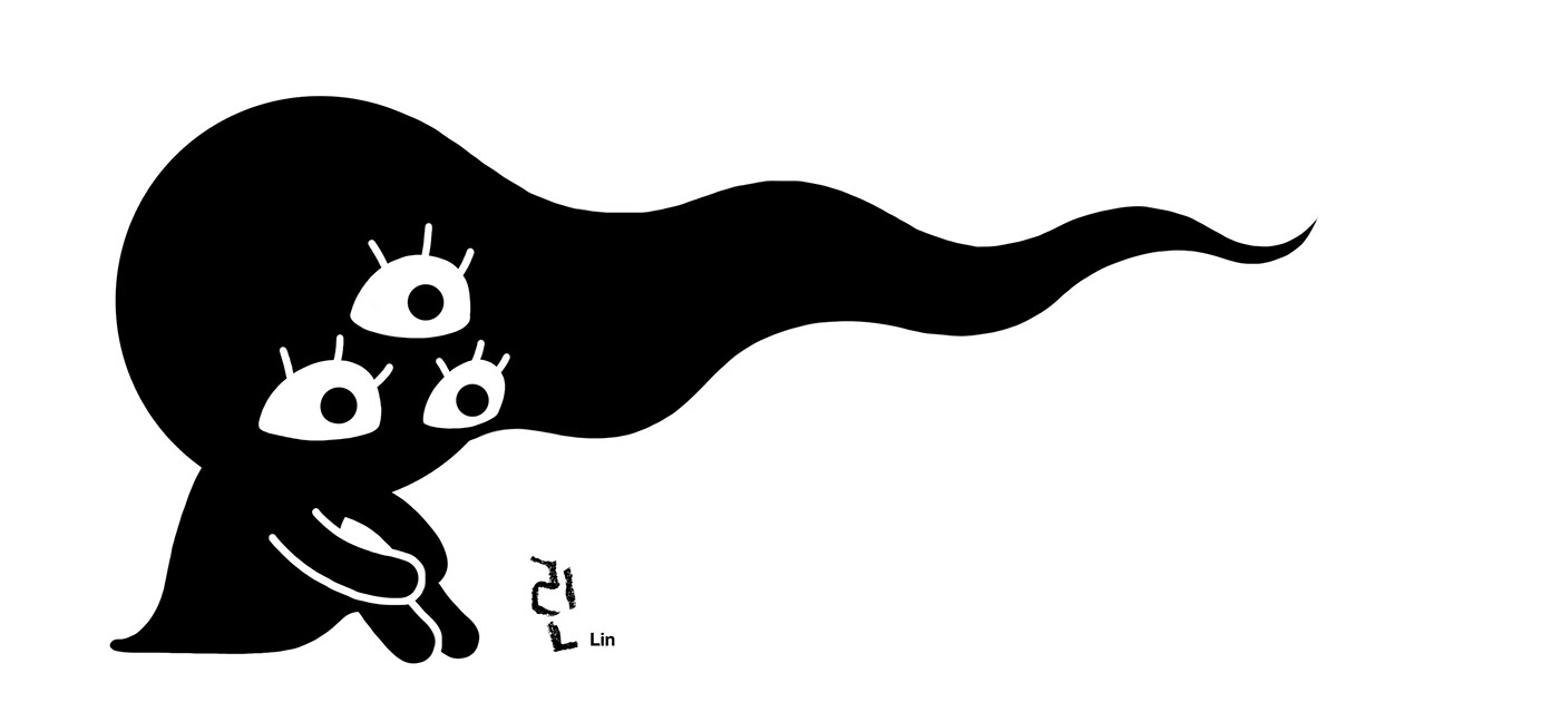 Character CREAUTRE Digital Art  ghost monster Cat dark forest goblin nanoo