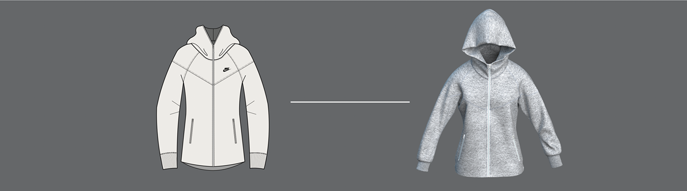 Nike Apparel Design CLO 3D midjourney digital fashion futuristic innovation storytelling   Technology gravity sketch