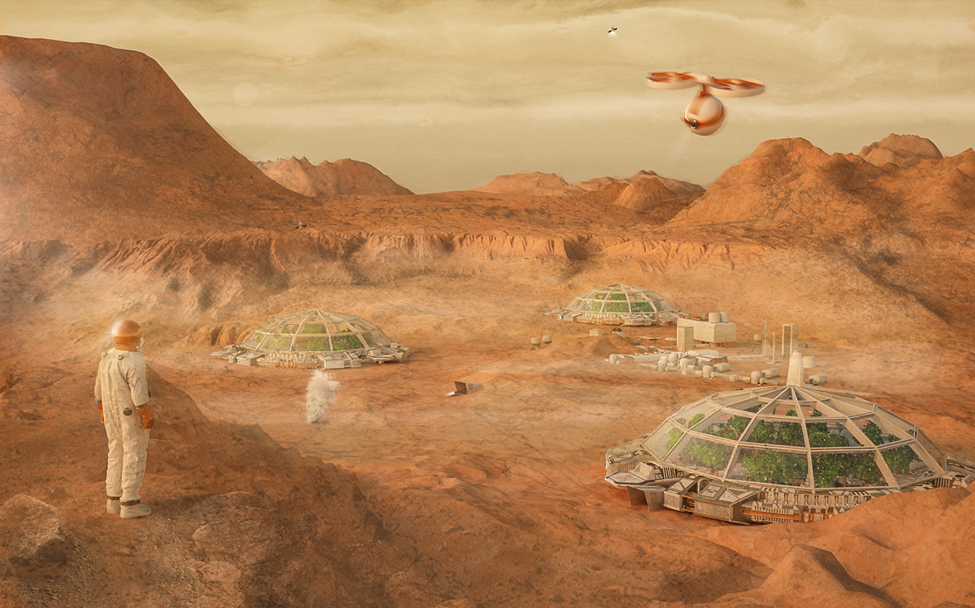 Mars city mars city design subterranean city space city design fiction speculative design Design Futures mars modular city mars shelter Mars Base