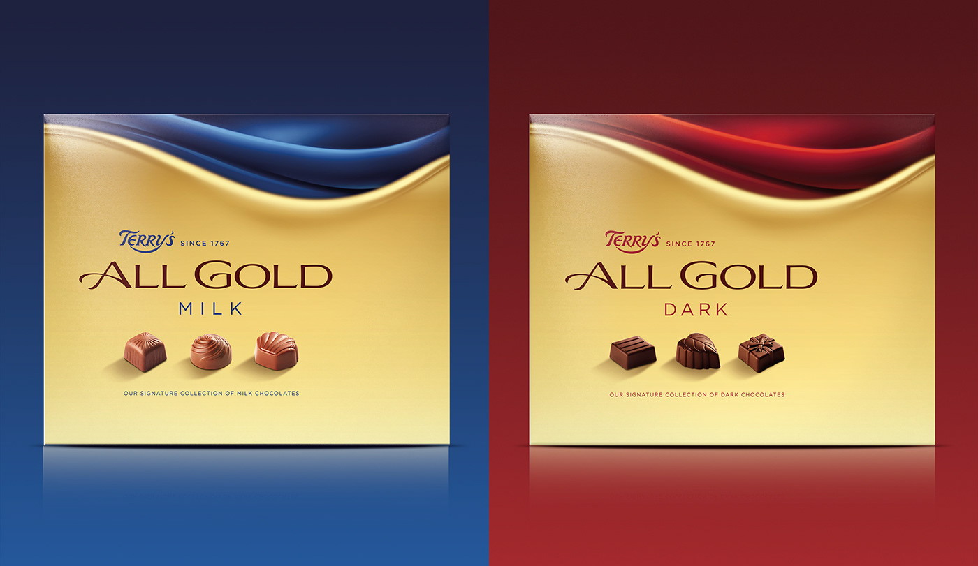 terry's All Gold gold chocolate Assortment Confectionery Packaging