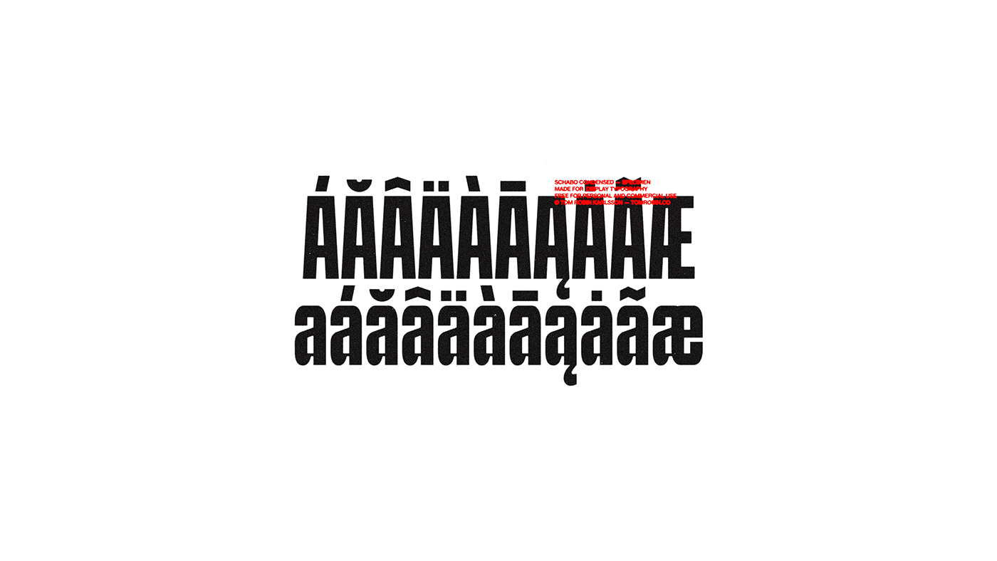 font free sans serif SCHABO type Typeface typography   condensed