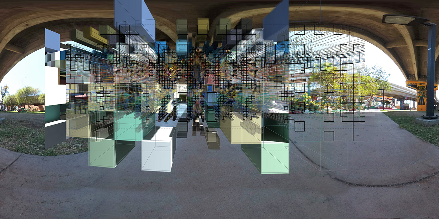 Decoding digital border architecture art augmented reality virtual stereoscopic vr