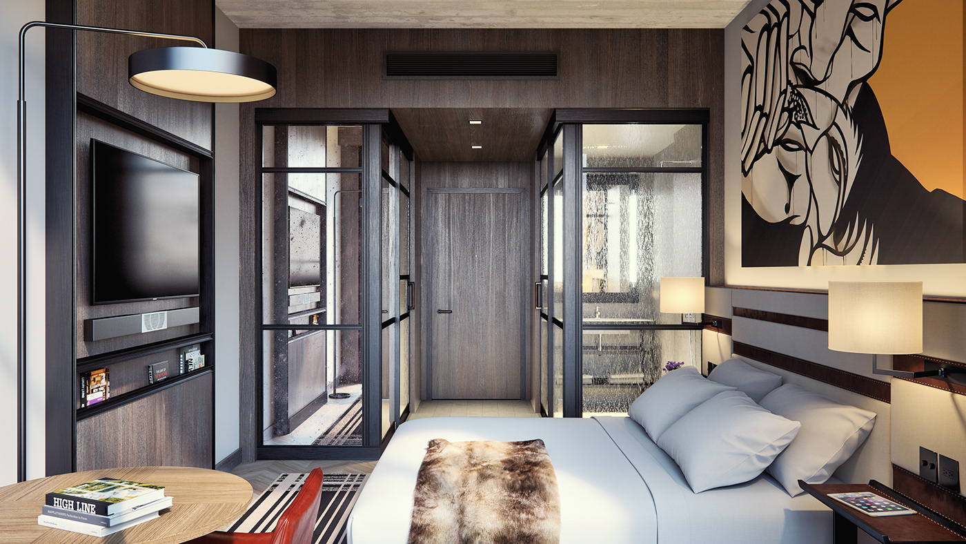 hotel boutique meatpacking nyc archviz