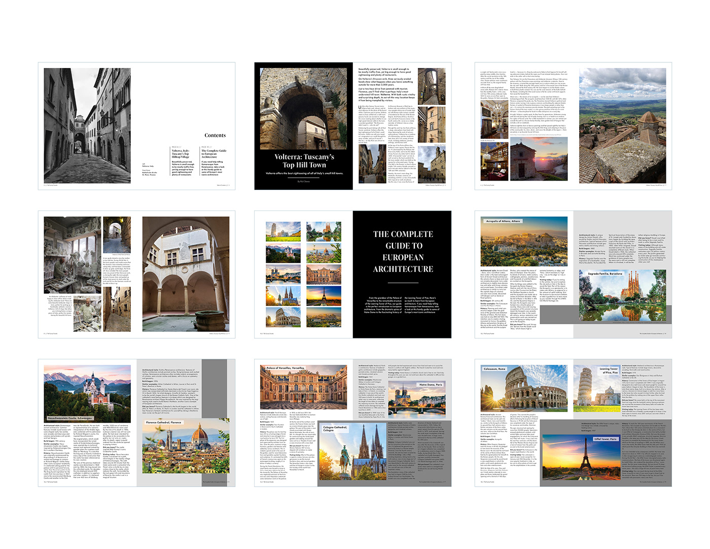 InDesign Layout magazine layout Photography  photoshop text typography  