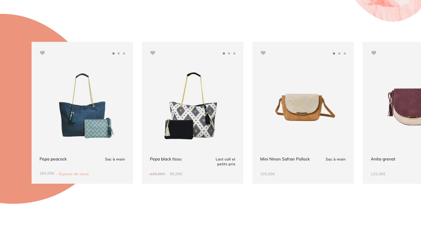 Website e-shop Webdesign Fashion  interaction e-commerce feminine parallax slideshow instashop
