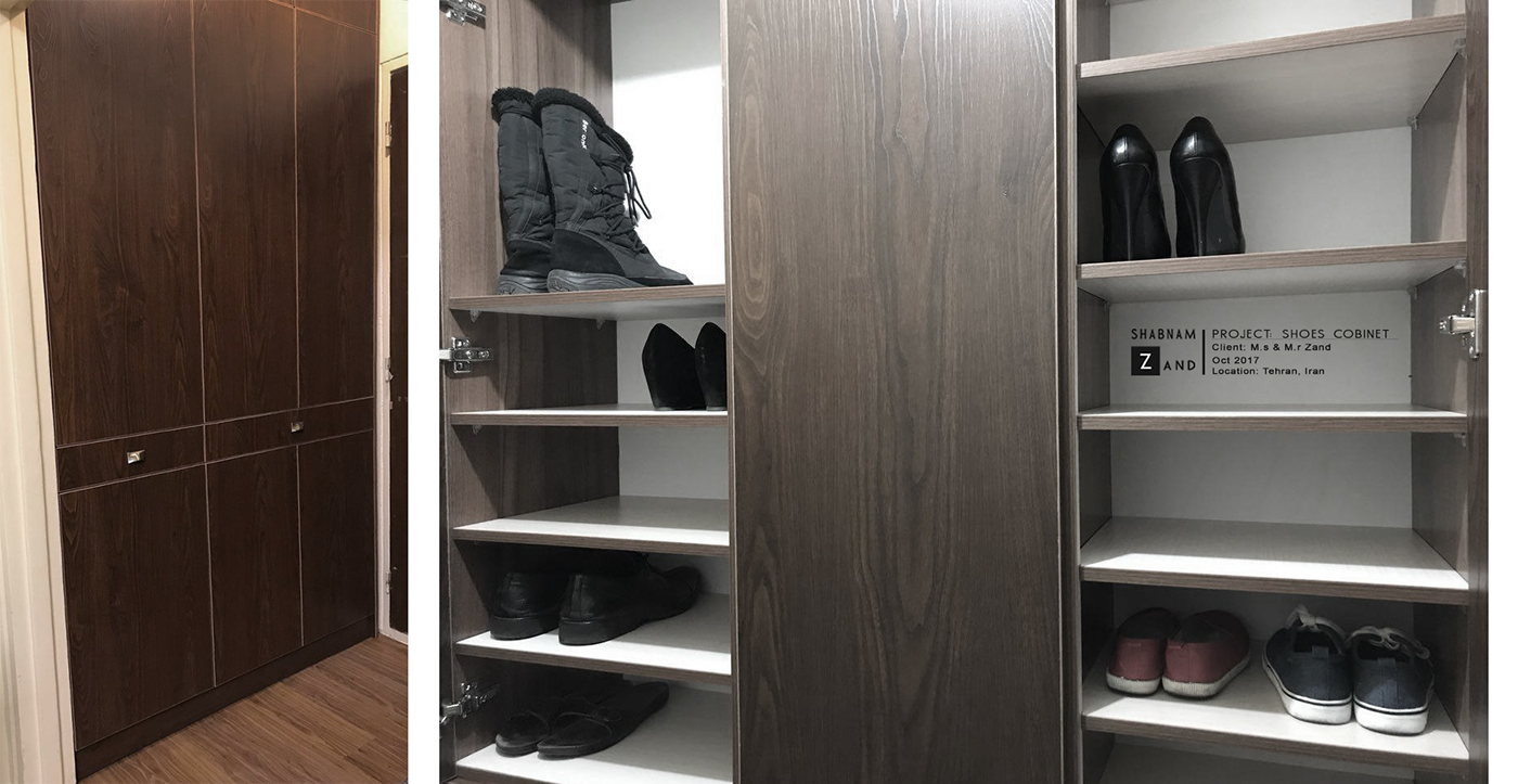 architecture interior design  furniture design  shoes cabinet