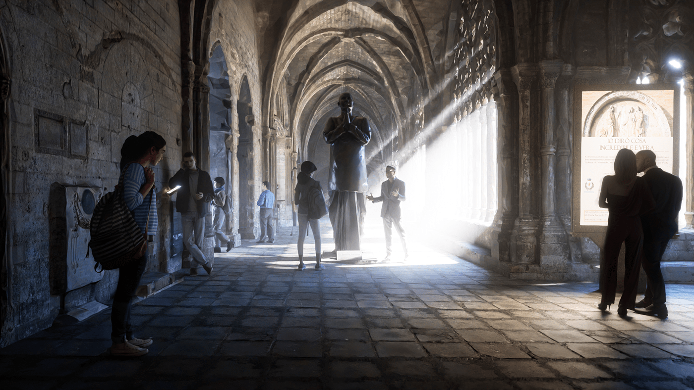 sketchfab cathedral Mary cloister st