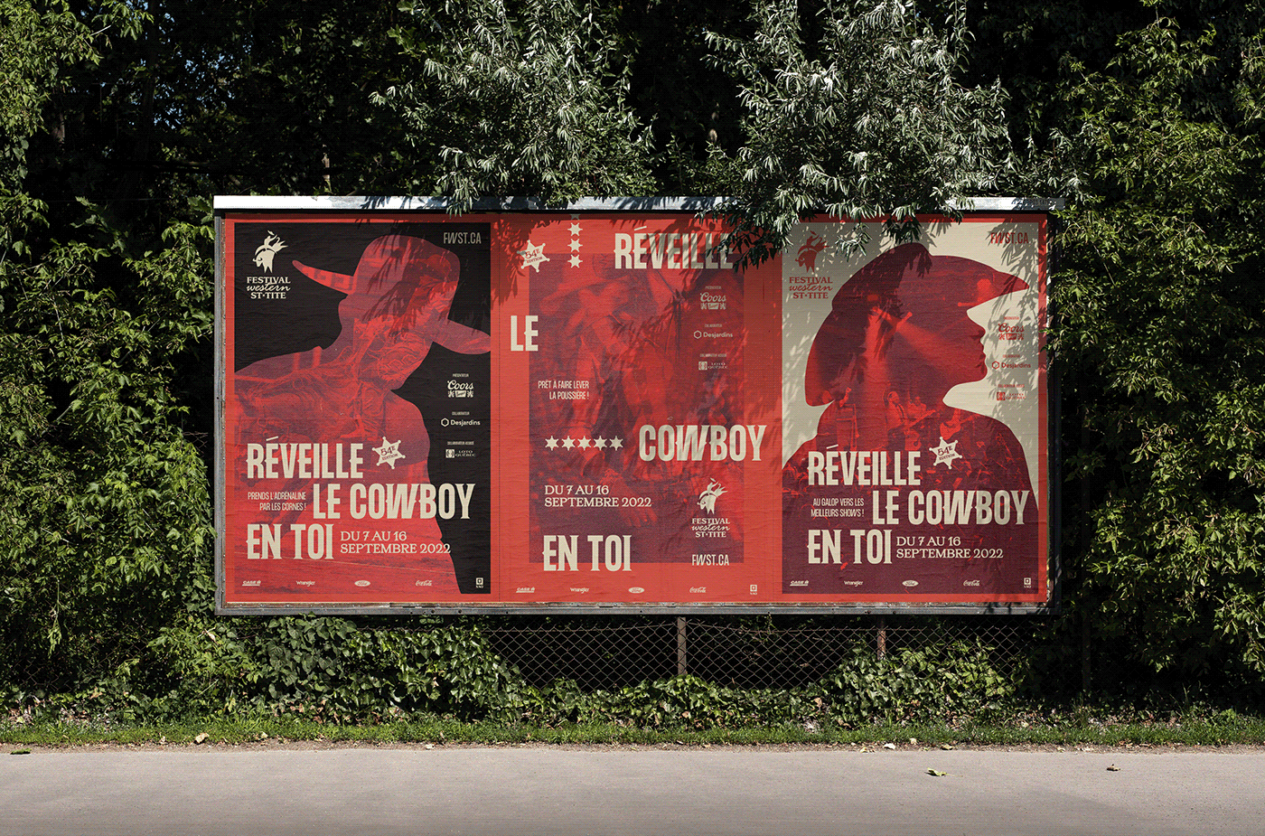 brand identity country cowboy COWBOYS Event festival flyer horse music western
