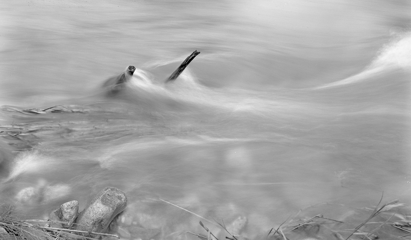 black and white Photography  landscapes river Horseman 45HD Shanghai GP3 Sironar N 150mm f5.6
