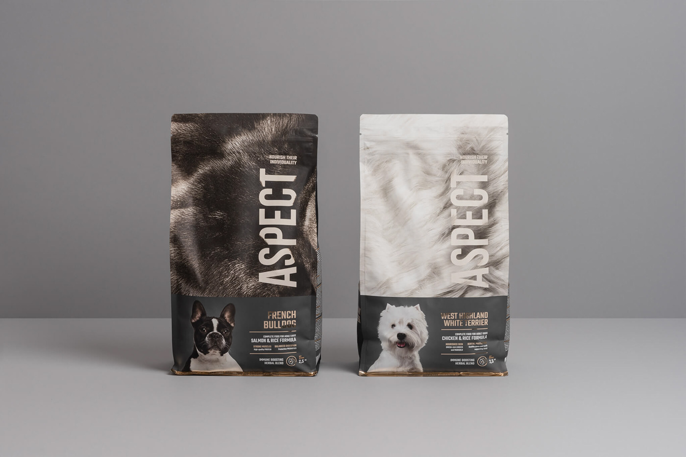 Breed design dog food Packaging packaging design Pet design product identity