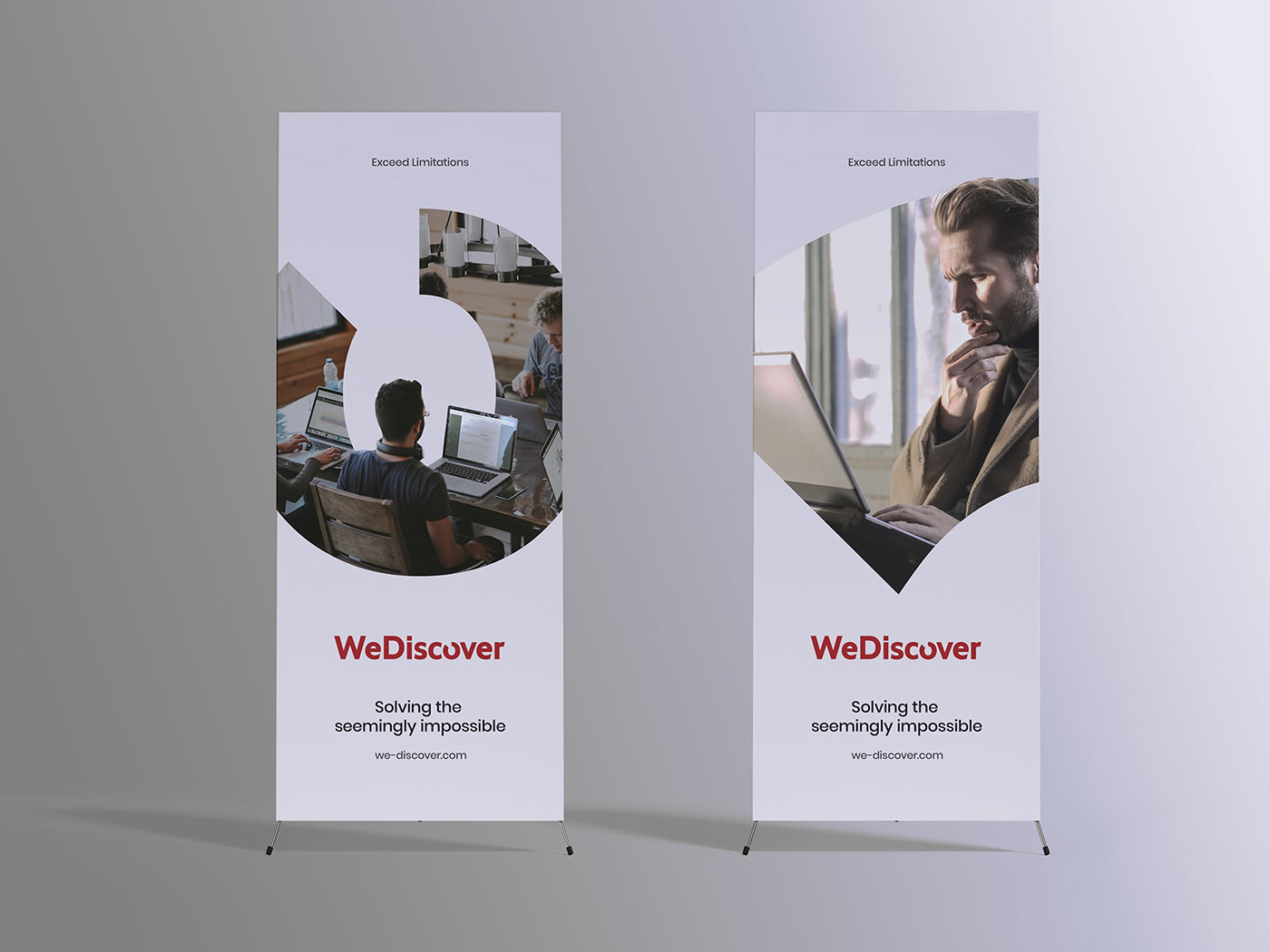 WeDiscover Banner Designs for Out Of Home Advertising