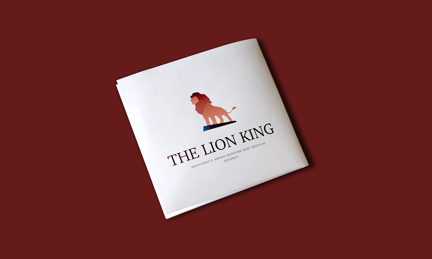 ticket poster The Lion King ILLUSTRATION  lion king