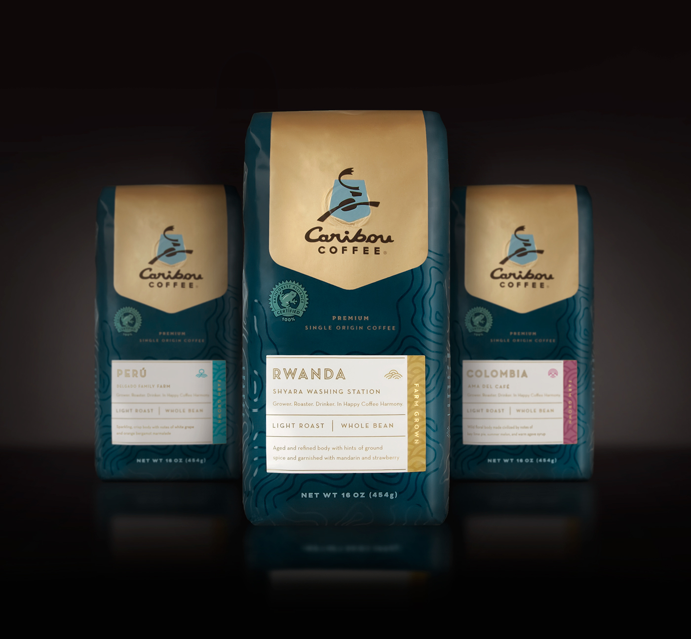 Coffee Caribou minnesota topography outdoors premium