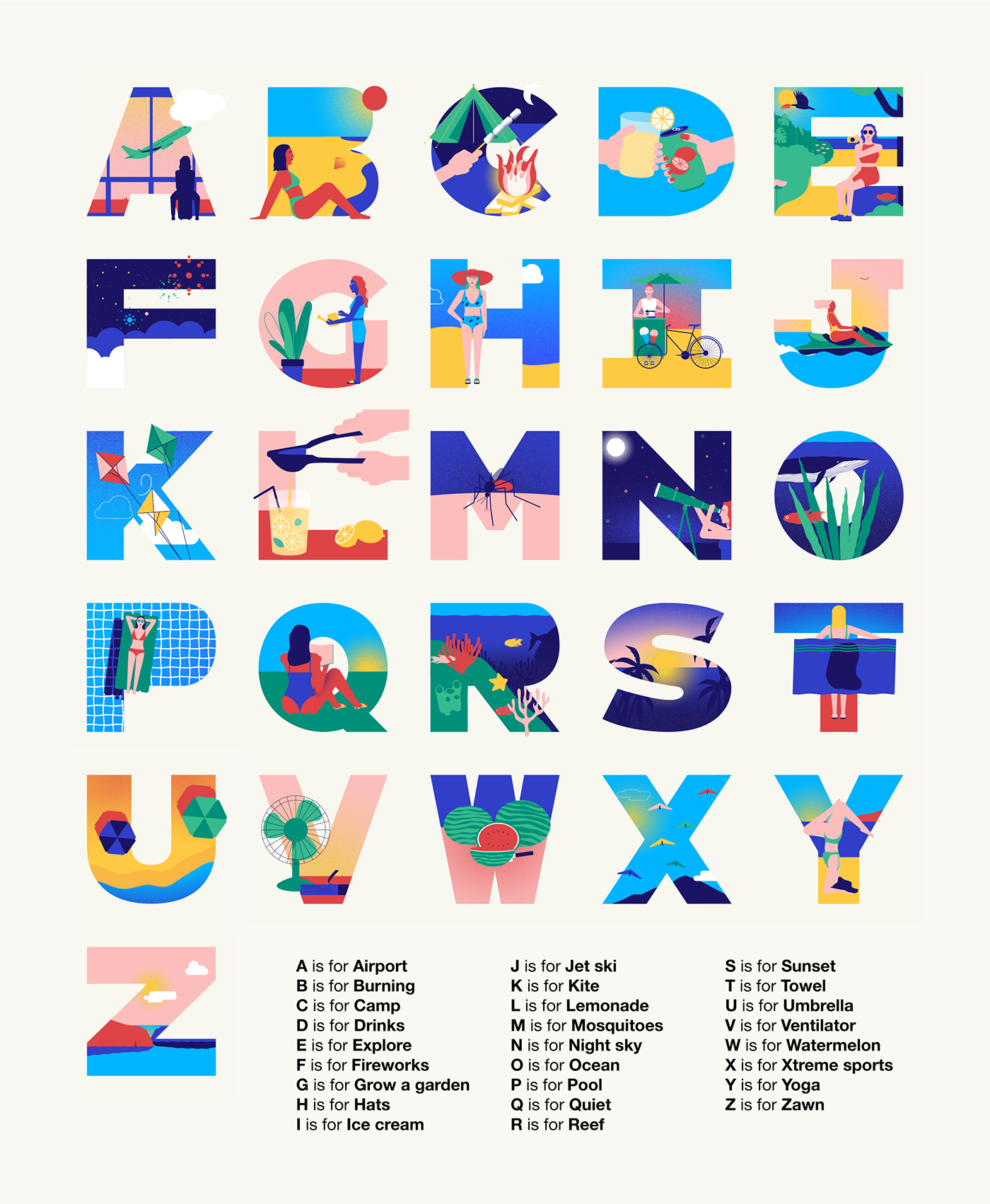 36daysoftype 36daysoftype06 typography   challenge letters alphabet summer