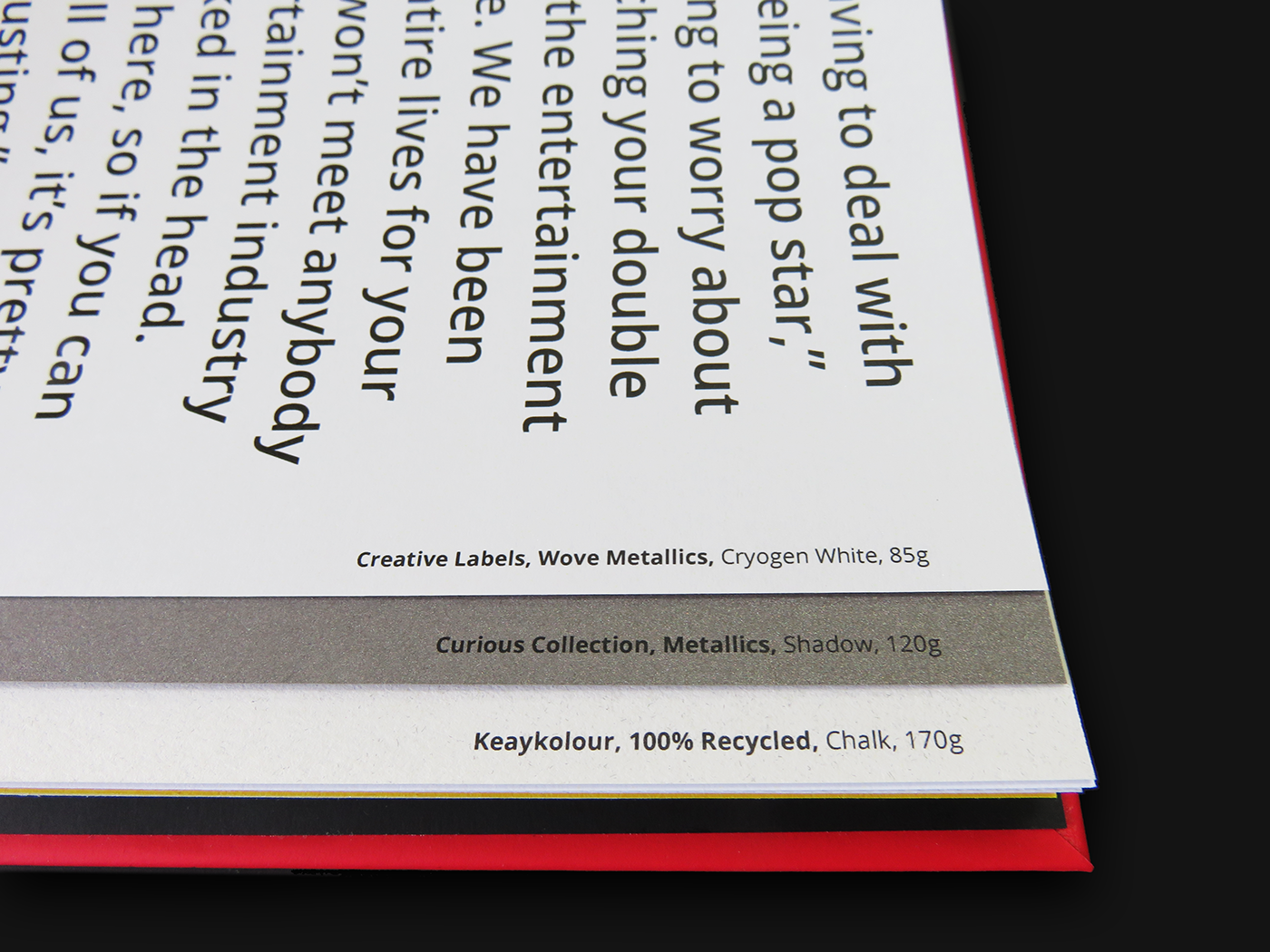 book design Layout print D&AD Sony music edition type paper