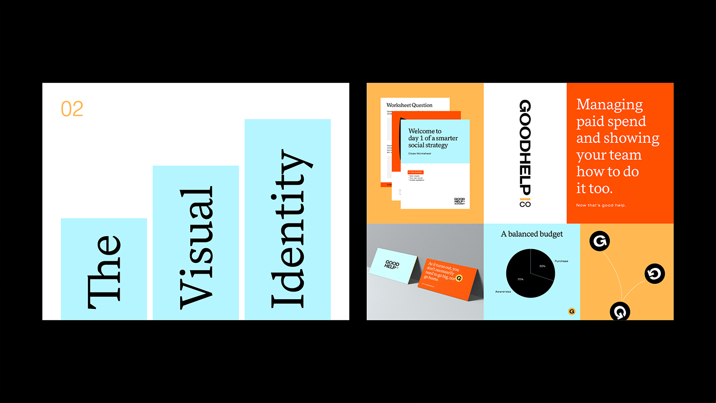 colorful design geometric identity serif social media strategy Style Guide brands logo