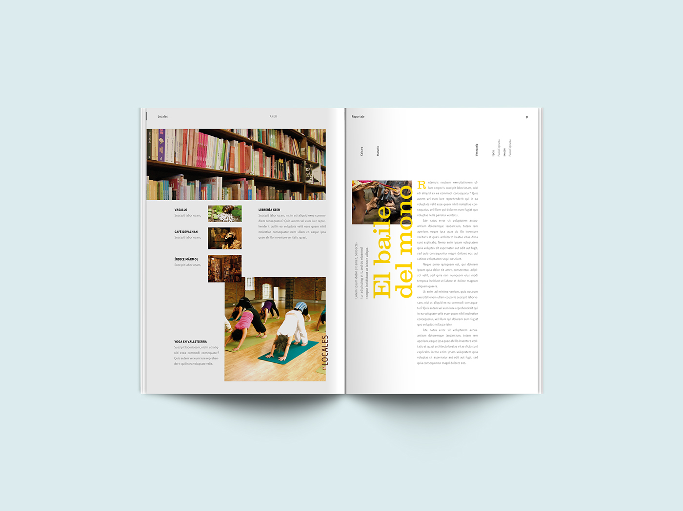 graphic design  editorial magazine Layout esoteric LatinAmerica culture editorial design  Photography  spread