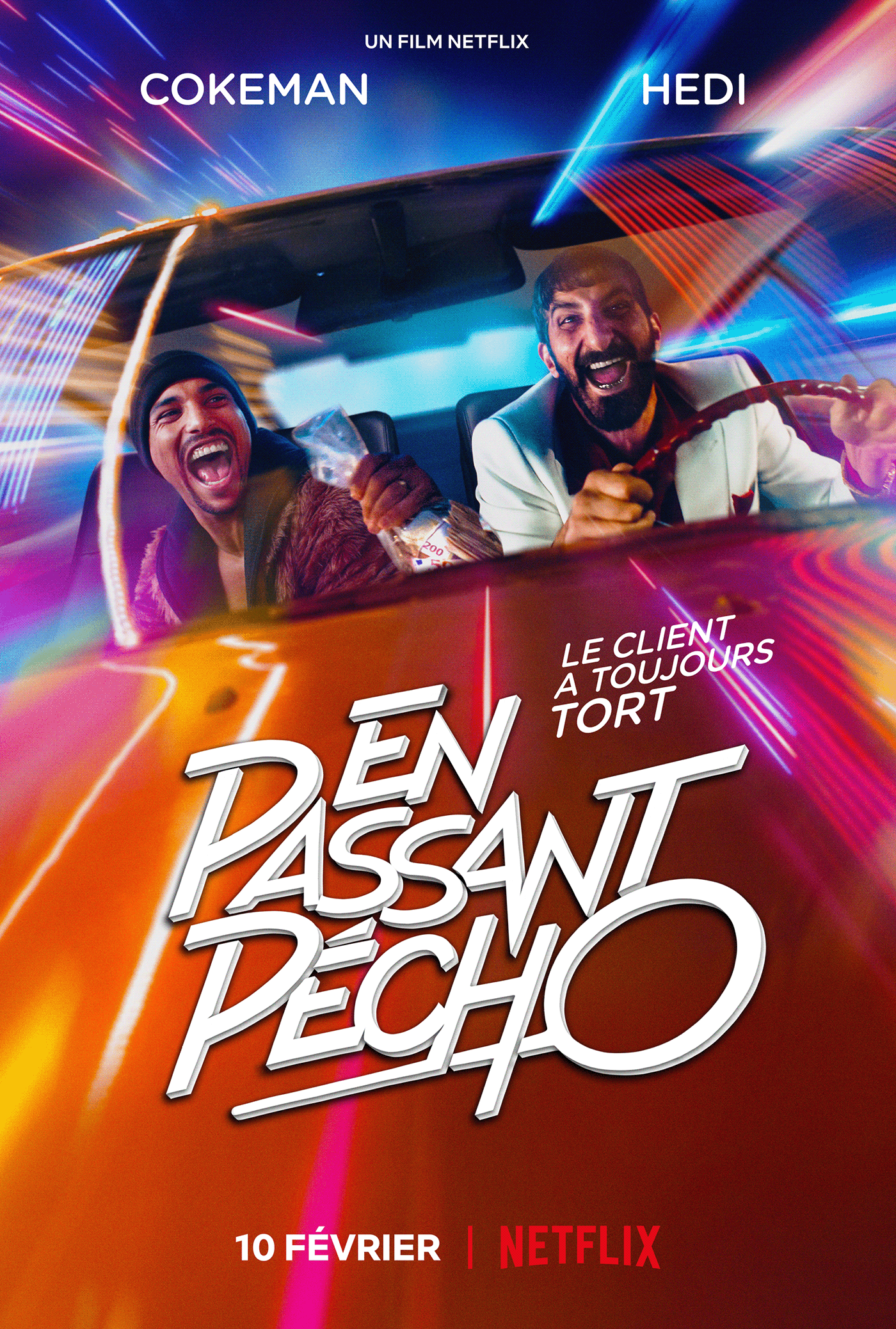 affiche affiche de cinema affiche de film En Passant Pécho Fred Testot hedi bouchenafa hedi et cokeman julien royal nassim lyes Netflix