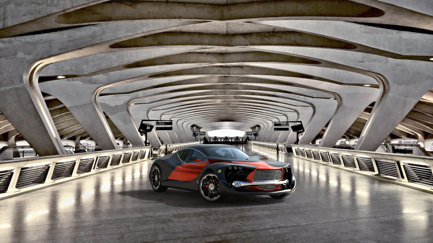 Wings of Nike darko nikolic design concept car innovative concept car innovative hyper car retro-futuristic car innovative muscle car Sport Sedan