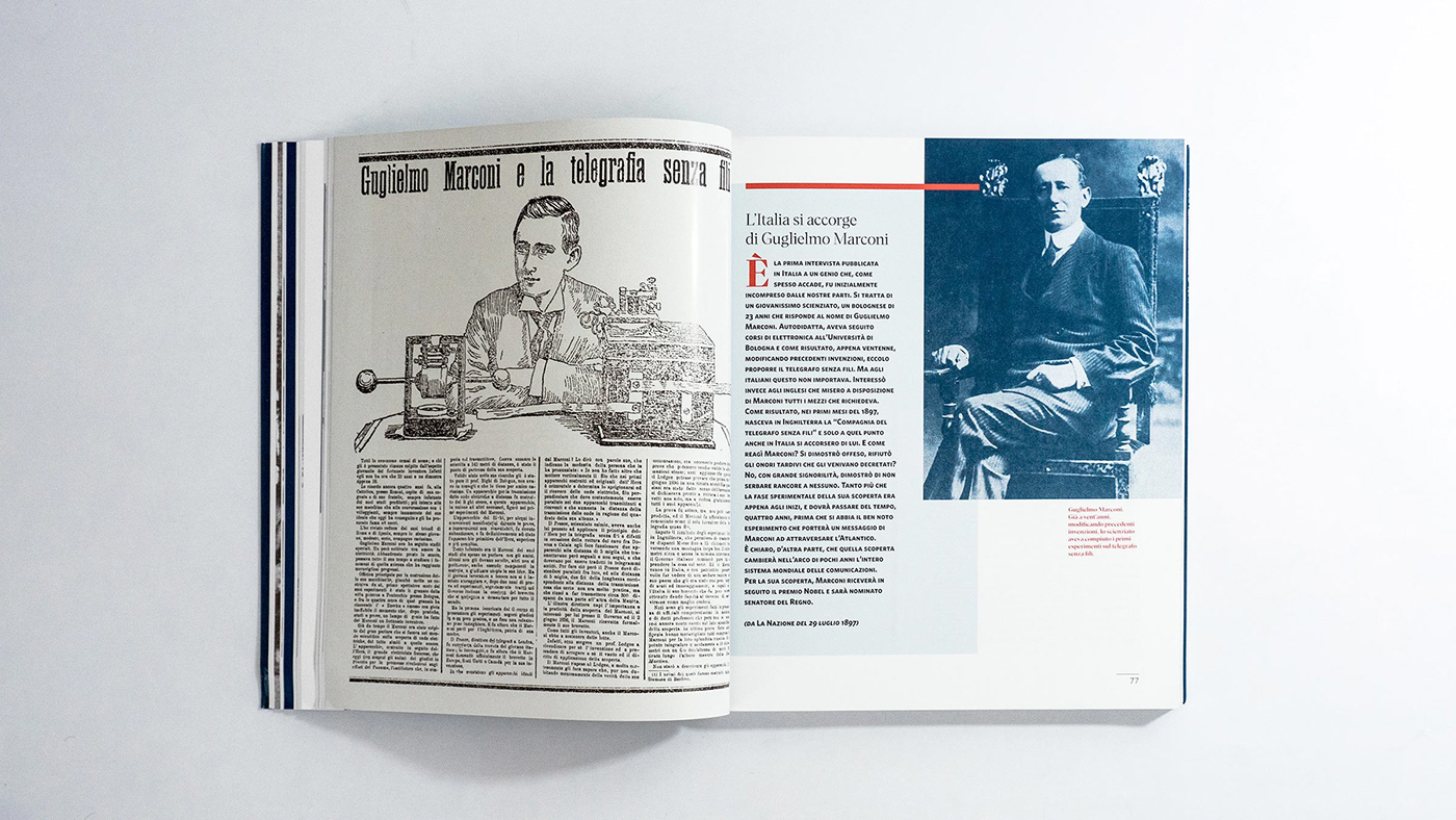 book editorial design  anniversary typography   newspaper history celebration