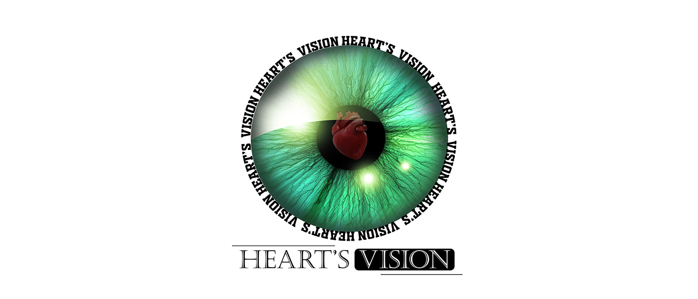 heart vision adobe illustrator Adobe Photoshop canvas canva logo Logo Design Logotype