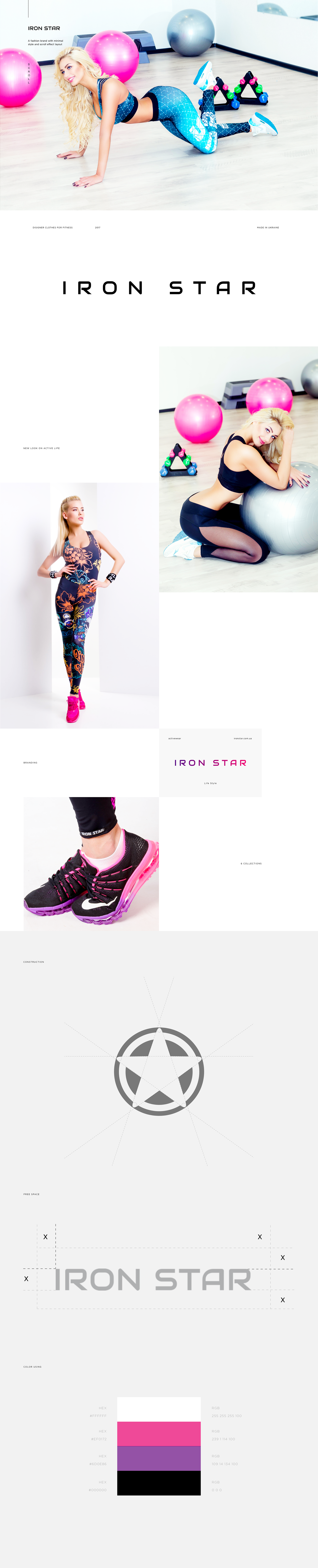 fitness branding  girl Sportswear Fashion  brand Style clothes Photography  IRONSTAR