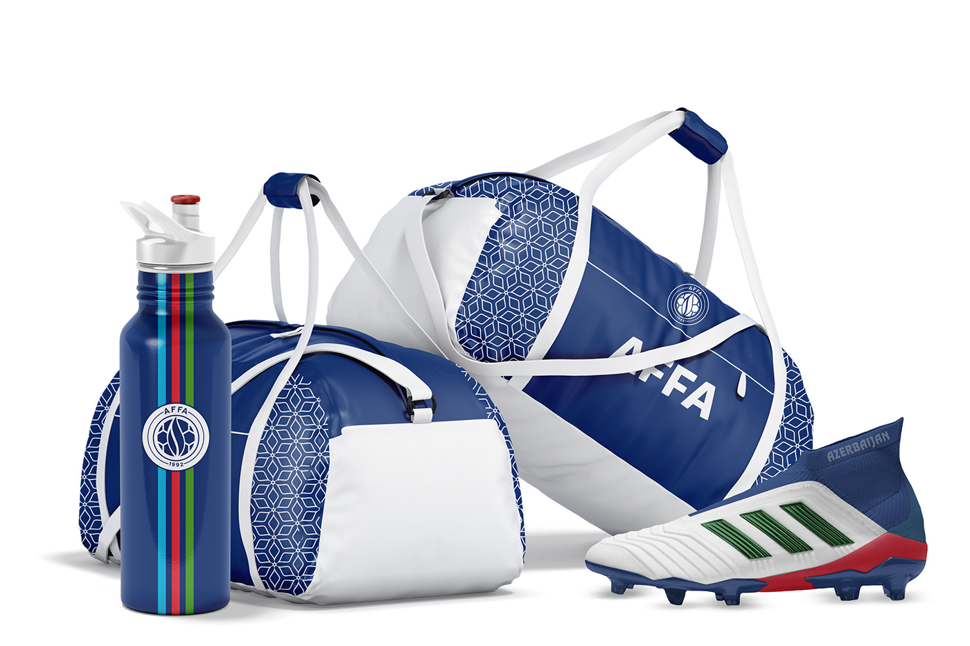 adidas AFFA azerbaijan baku brand identity football logo modern redesign soccerbrand