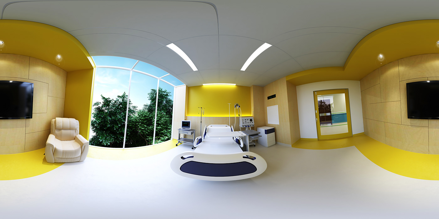 ICU Interior design hospital architecture