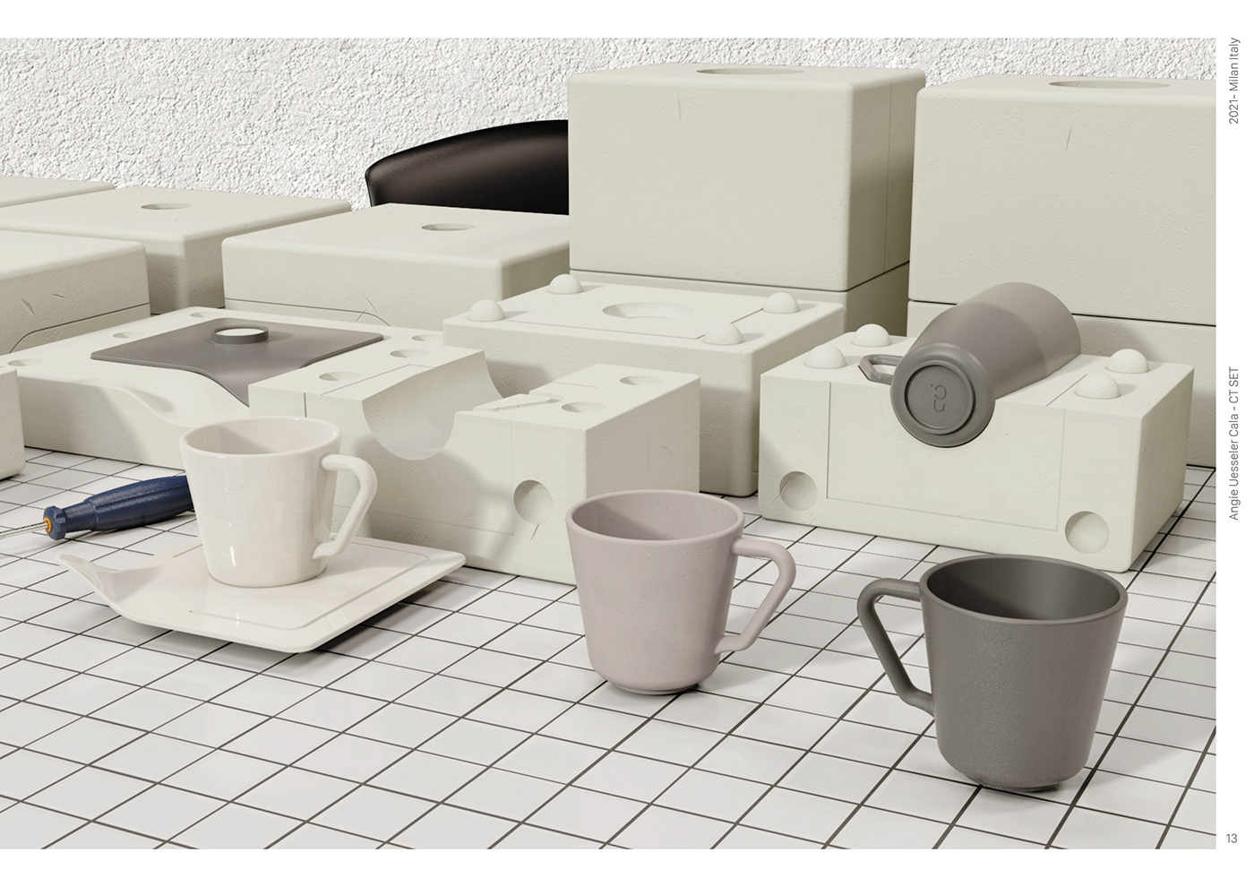 ceramic Coffee design industrial design  molds Pottery product design  tea