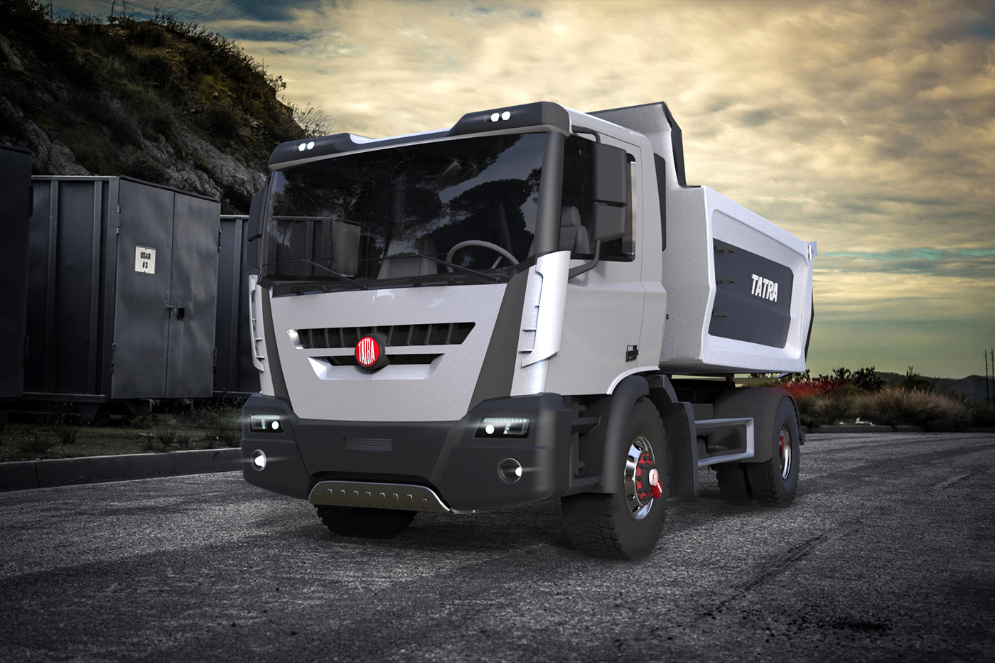 Truck design Offroad Transport Vehicle tatra dakar Truck Concept