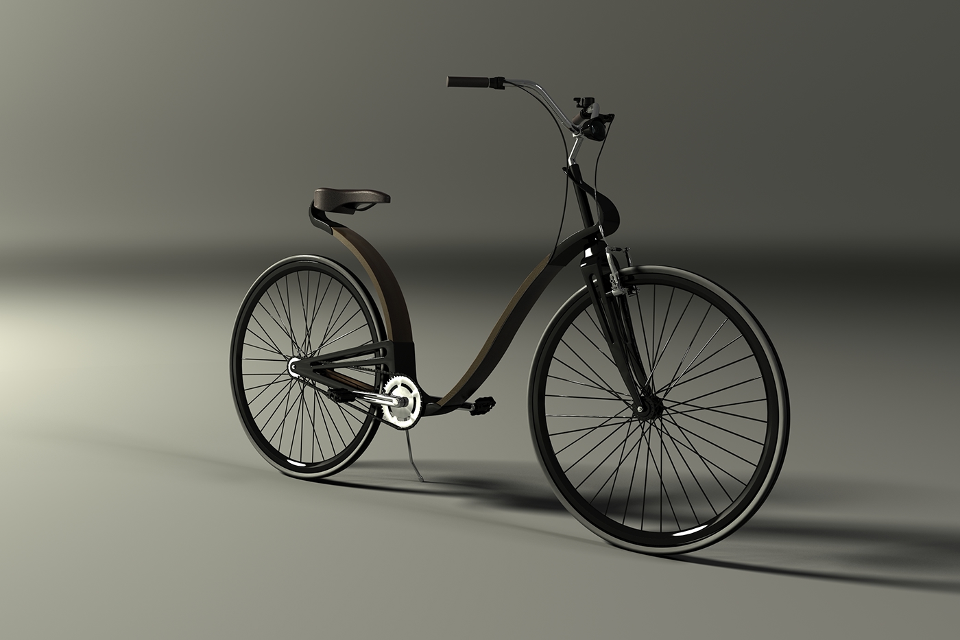 Bicycle Bike wood wood bicycle product design Transport Urban wheel innovation
