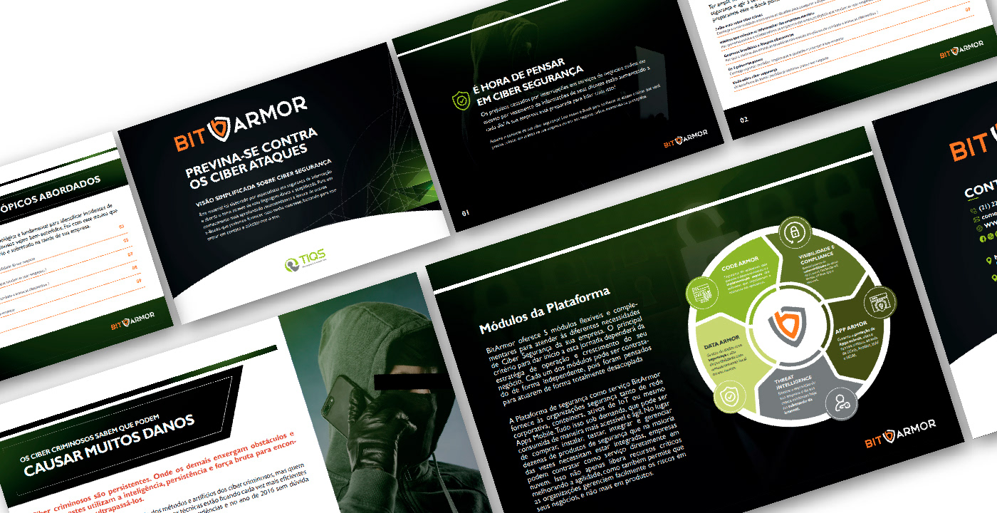 cyber cybersecurity design ebook graphic design  social media tech Technology TI Web