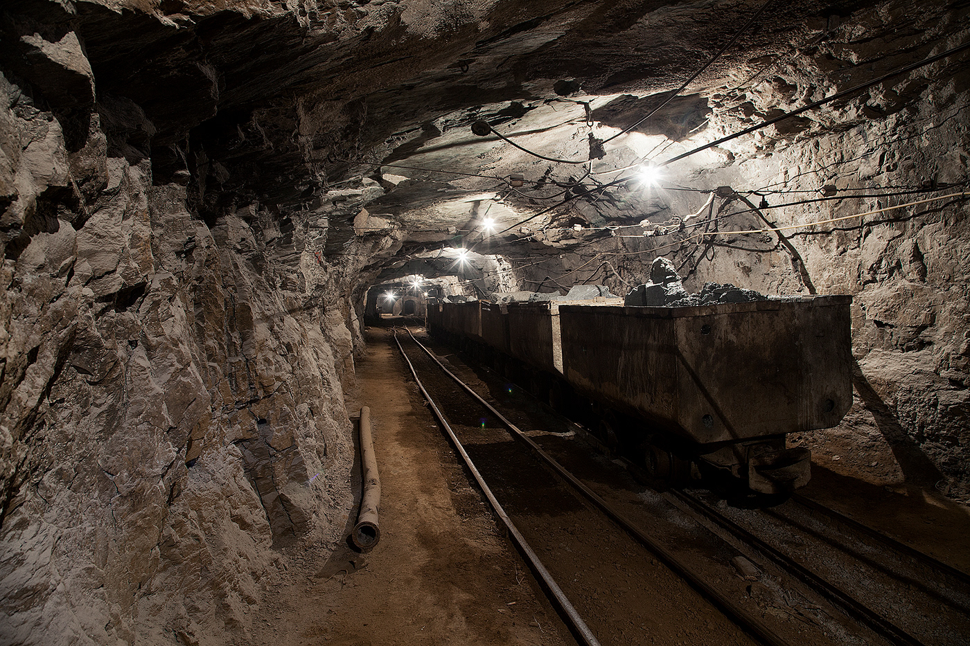 mines gold underground men dark Work  stones faces process reportage Russia industry ussr