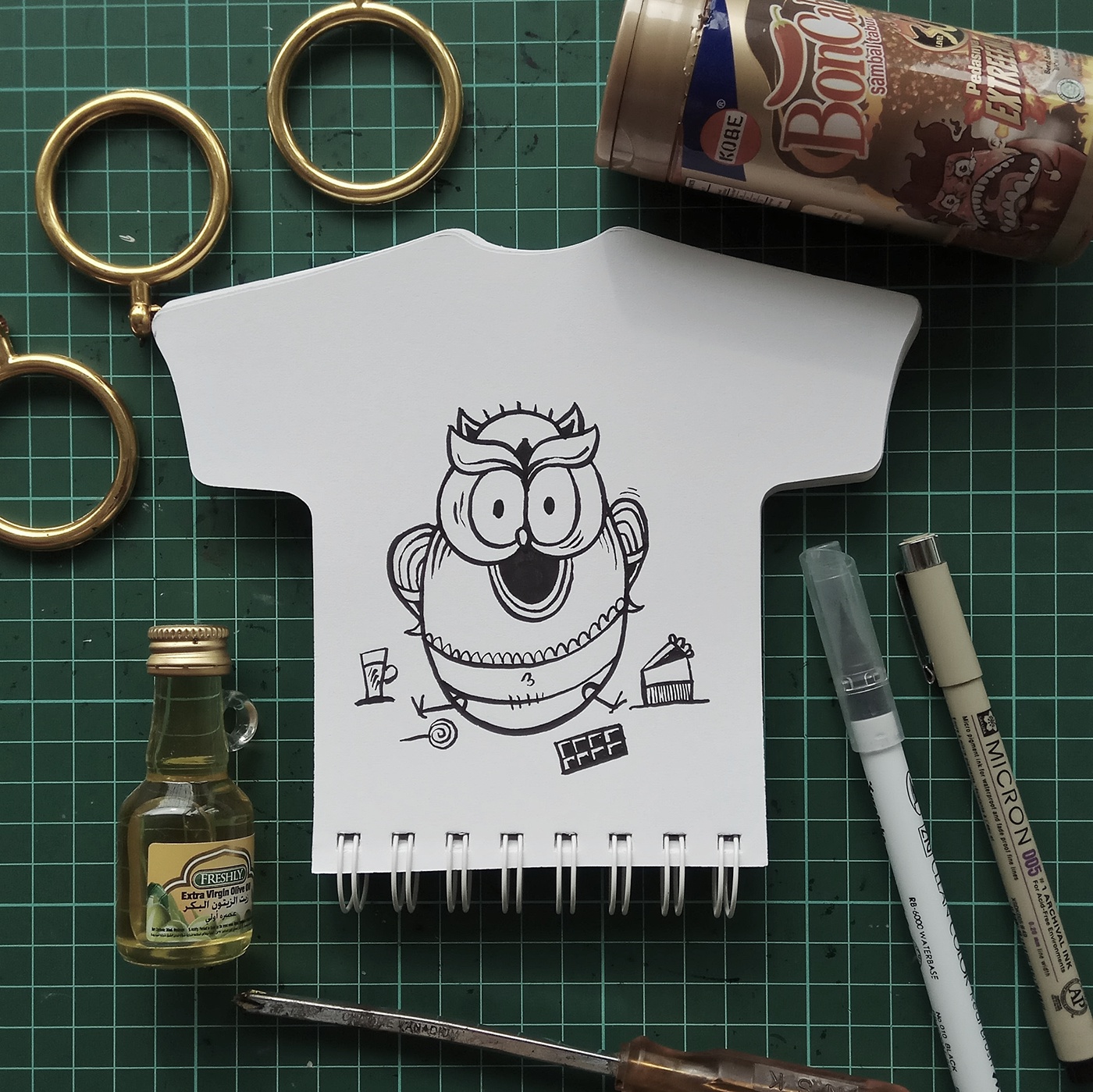 inktober inktober 2017 Drawing  challenge owl cute sketch