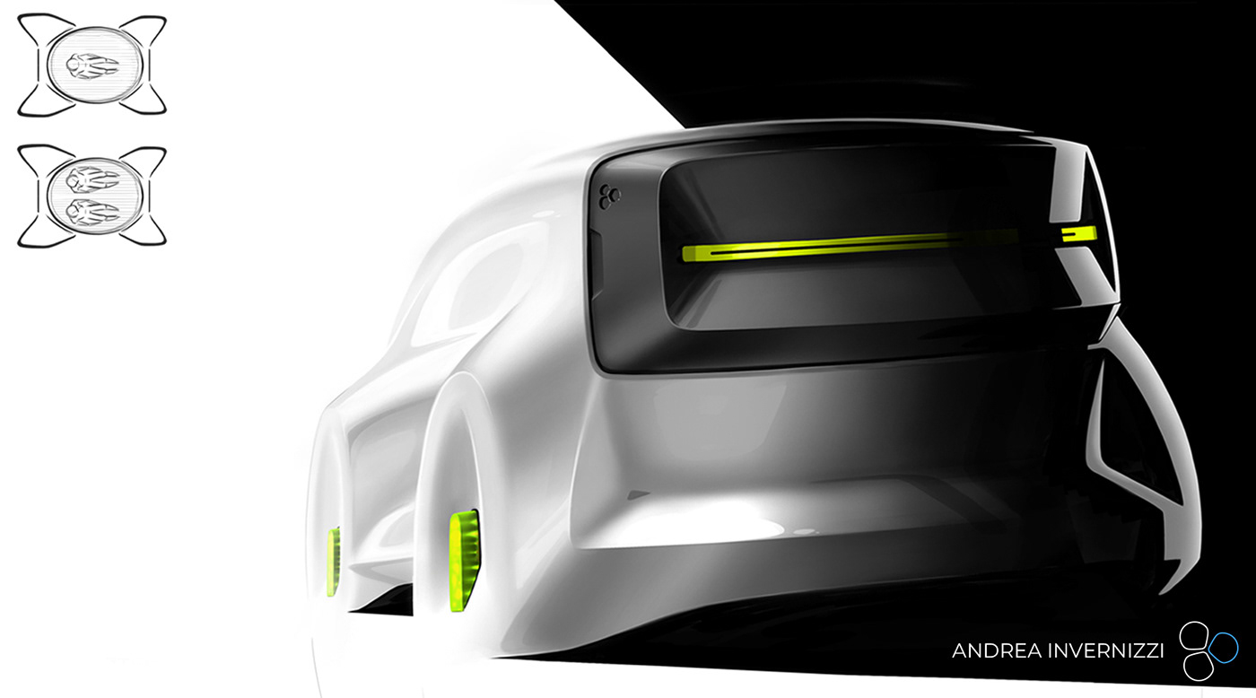 car sketch design concept cardesign conceptcar carsketch citycar Invernizzi photoshop