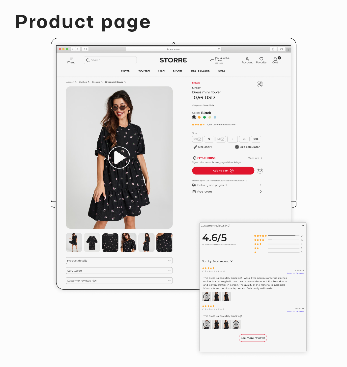 e-commerce ux UI clothes Marketplace online store online shopping Onlineshop Ecommerce store