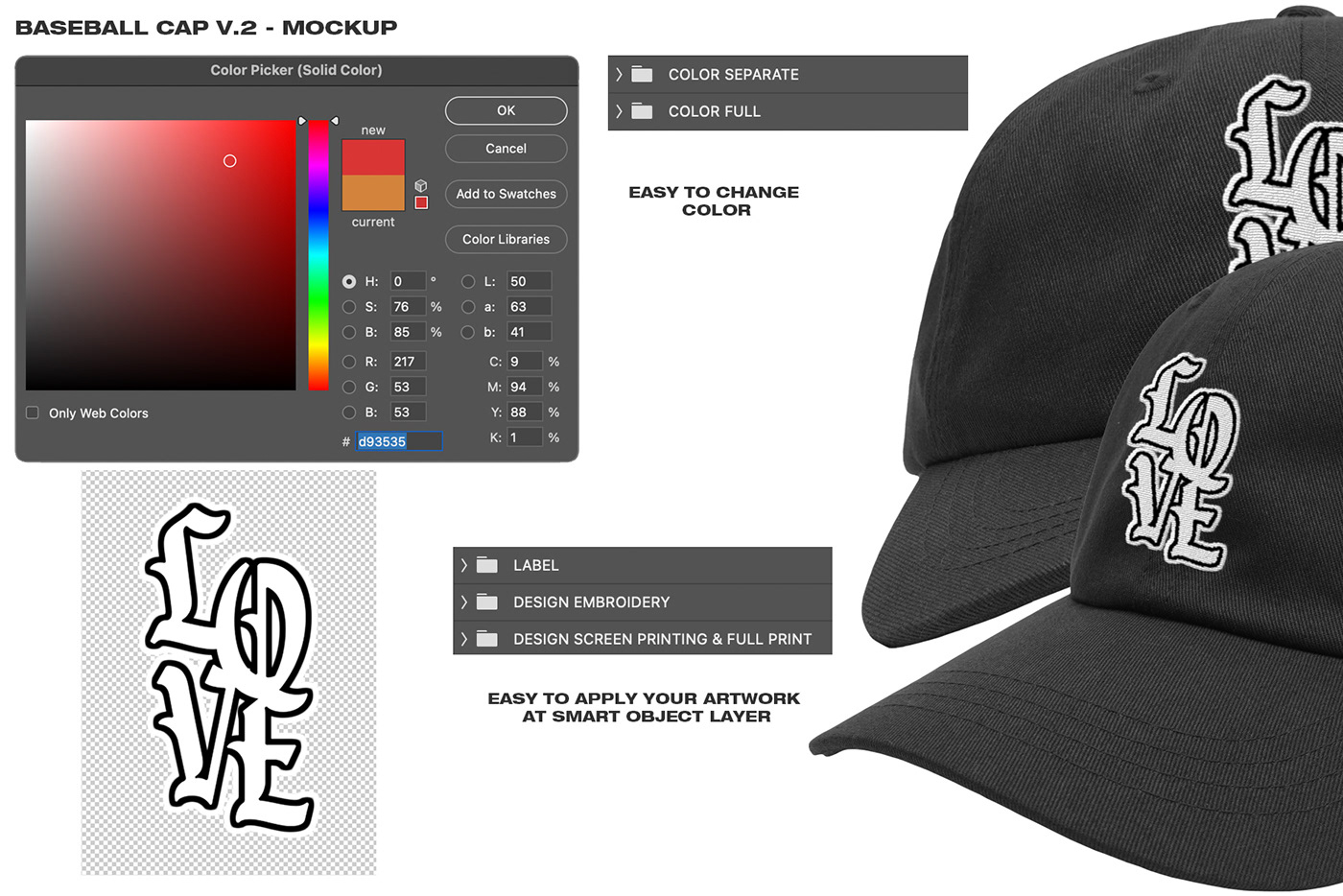 baseball cap free mockup  Mockup Clothing apparel Fashion  Embroidery fashion design cap hat