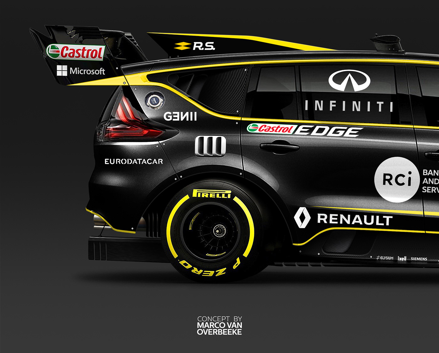 f1 formula one concept design automotive   renault espace Livery race car Racing