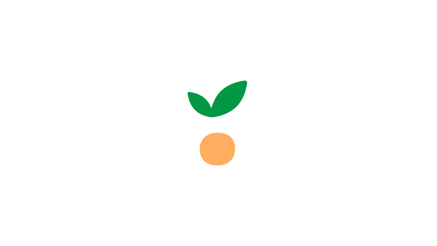 green Health ID logo nutricionista nutrition orange