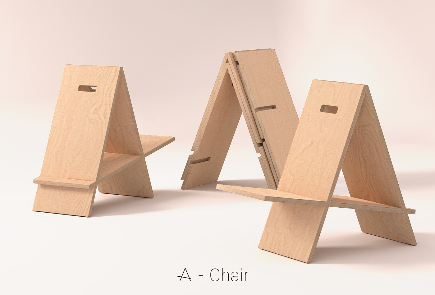 furniture Sustainable Sustainability chair plywood arhitecture design interior design  cafe restaurant