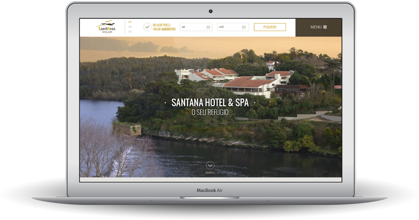 Hospitality ui design Web Design  hotel Website Responsive