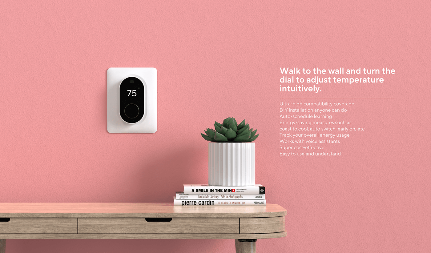intelligent sensor Smart thermostat wyze industrial design  product design  产品设计 工业设计 智能家居