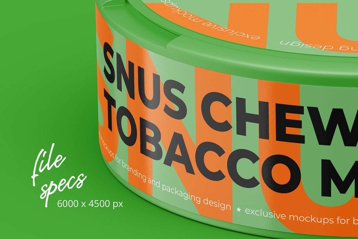 branding  CBD chew chewing Mockup Packaging smoke Snus sport tobacco