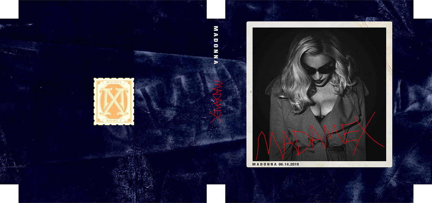Album art direction  cd design DVD Madame X madonna music Packaging Project