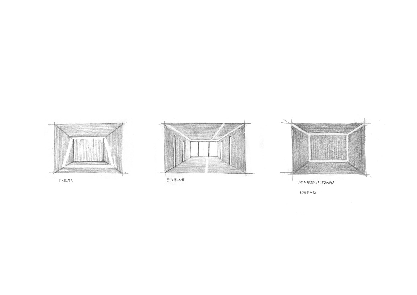 cemetery bachelor thesis Architecture Student light crematorium funeral Funeral hall Light and Architecture slit