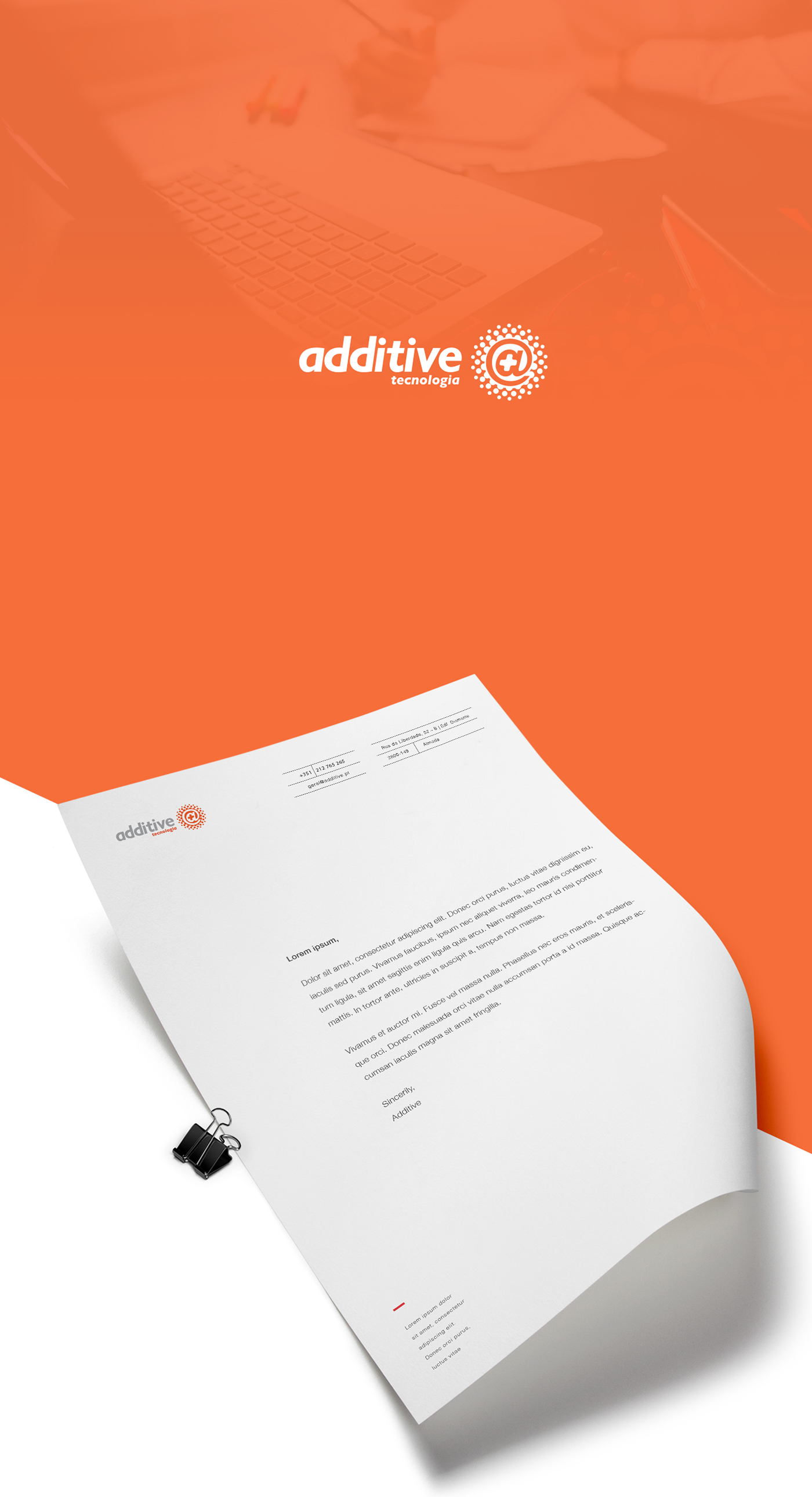 additive tecnologia Logotipo Web design