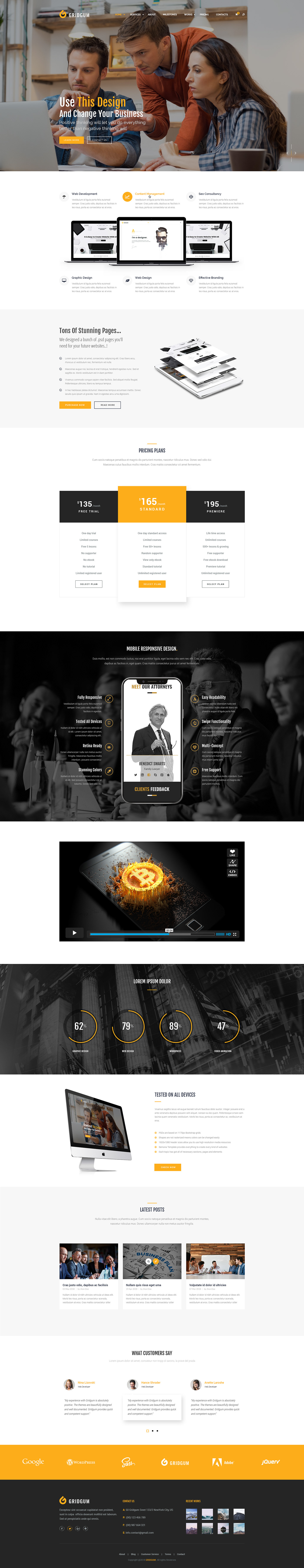 Business co - Free psd template