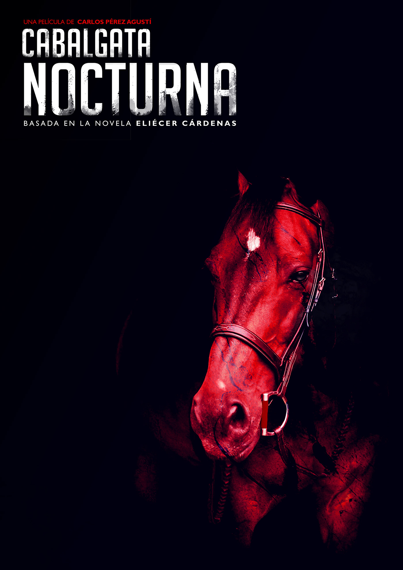 cine poster afiche Film   blood horse thriller Montaje Ecuador