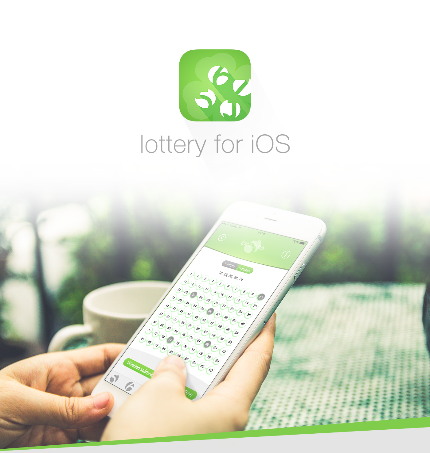 ux UI Lottery ios motion Gaming