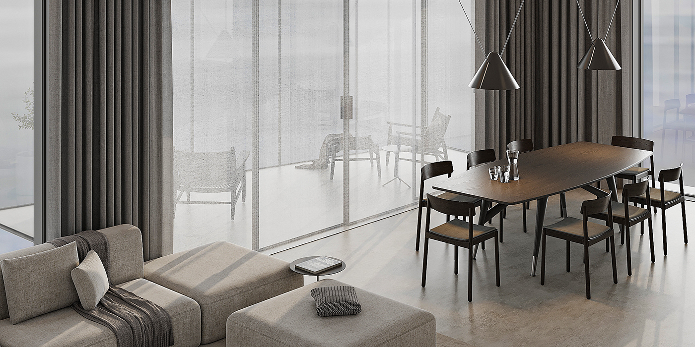 3ds max bathroom bedroom corona render  design interior design  kitchen living room visualization